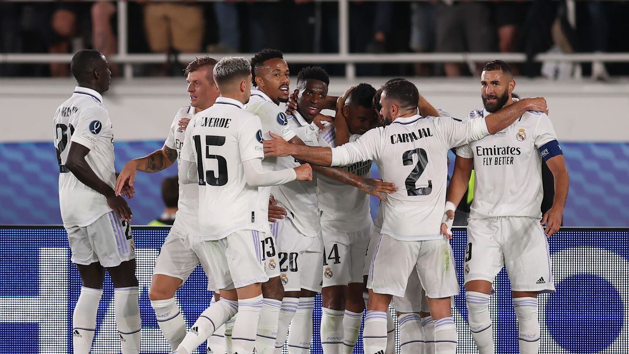Real Madrid conquistó el título de la Supercopa de Europa 2022