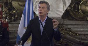 Mauricio Macri, presidente de Argentina. Foto: Bloomberg.