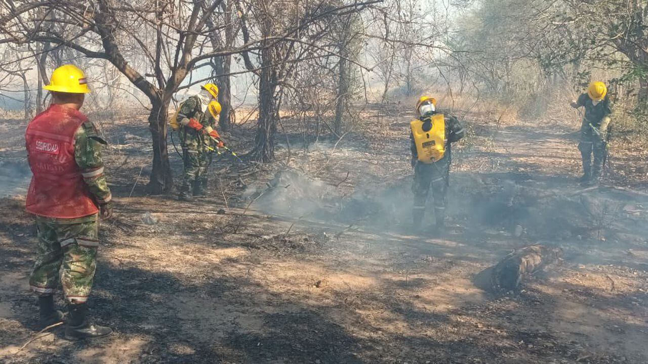Incendios forestales en Colombia.