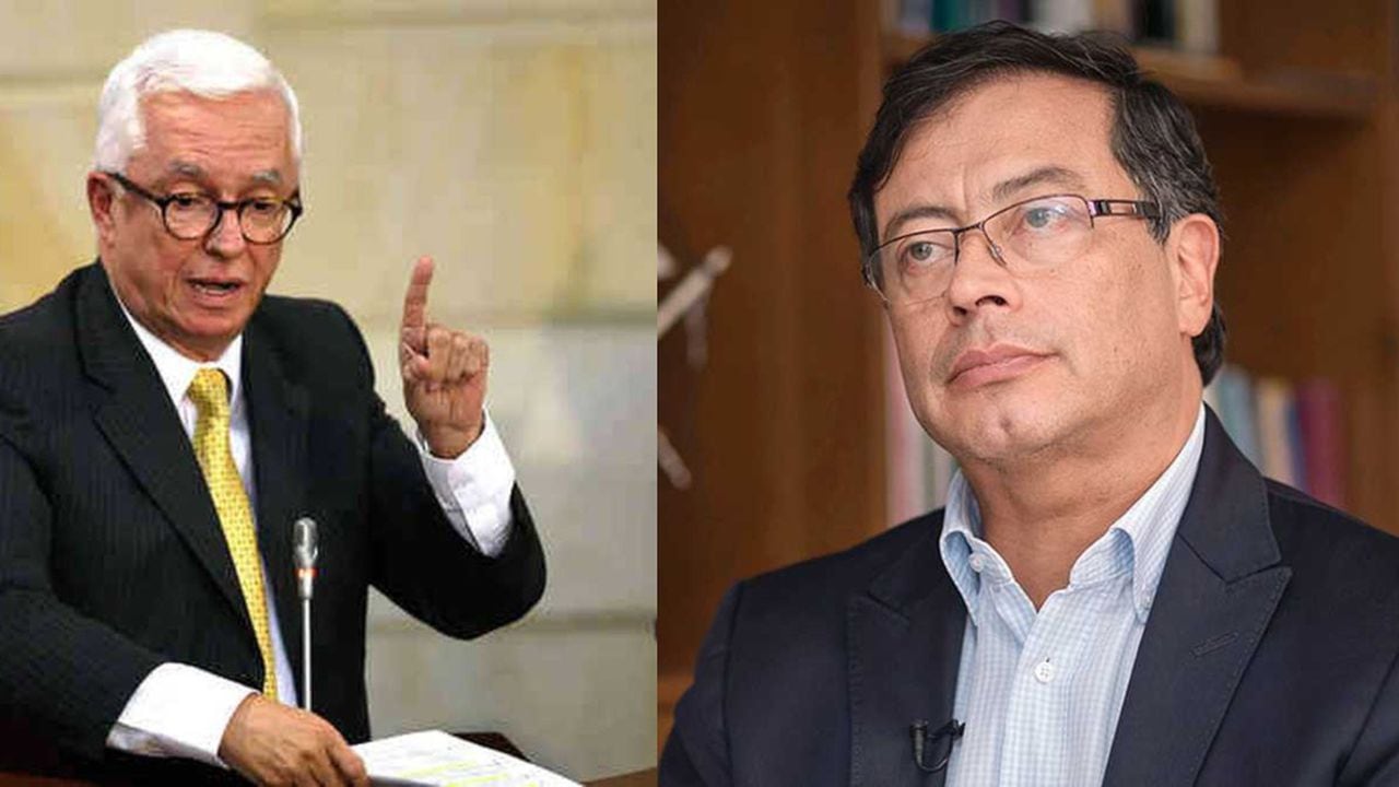 Senadores Jorge Robledo y Gustavo Petro