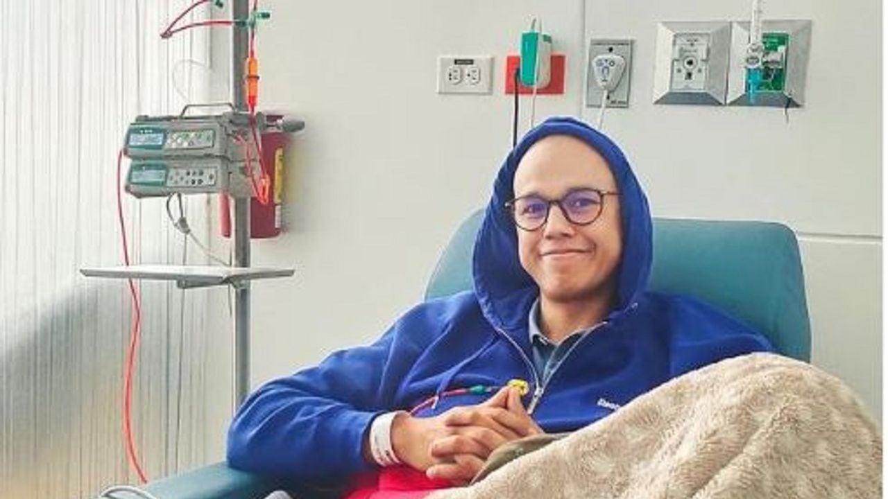 Diego Guauque terminó un ciclo más en su lucha por derrotar al cáncer