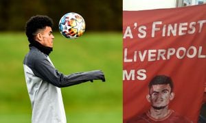 Polémica bandera de hinchas del Liverpool sobre Luis Díaz y Colombia generó indignación