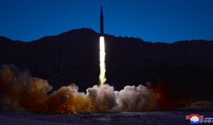 Así fue el lanzamiento del misil de Corea del Norte