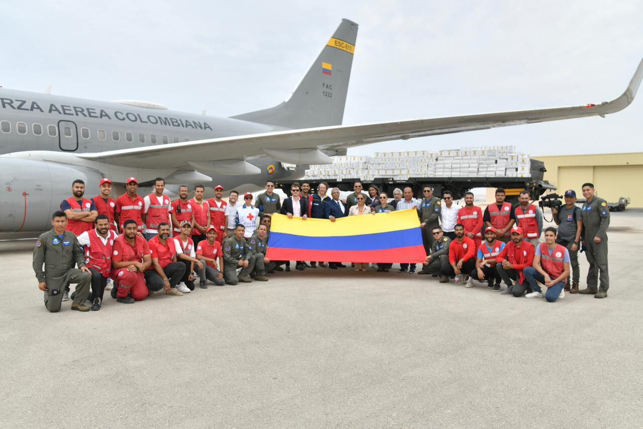 La aeronave regresará con algunos colombianos y extranjeros que pidieron repatriación al Gobierno.