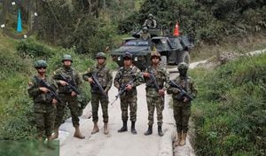 Colombia militarizó la zona de frontera con Ecuador tras la crisis de orden público en el vecino país.