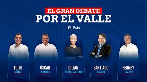 Debate candidatos a la Gobernación del Valle 2023