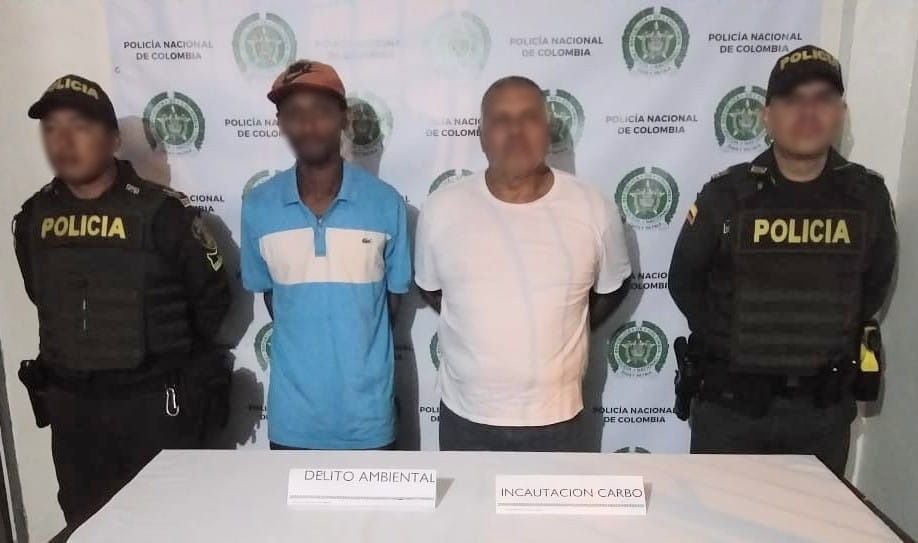 Los detenidos fueron presentados ante la autoridad correspondiente y los elementos a disposición de la autoridad ambiental de Risaralda, CARDER.