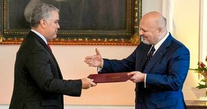  El presidente Iván Duque y el fiscal de la CPI, Karim Khan, firmaron esta semana un acuerdo de compromiso y fue archivada una investigación preliminar por violaciones de derechos humanos en Colombia.
