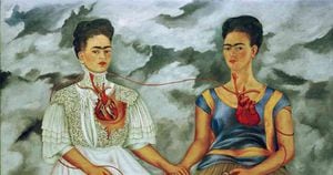 “Las Dos Fridas” (1939) de Frida Kahlo.