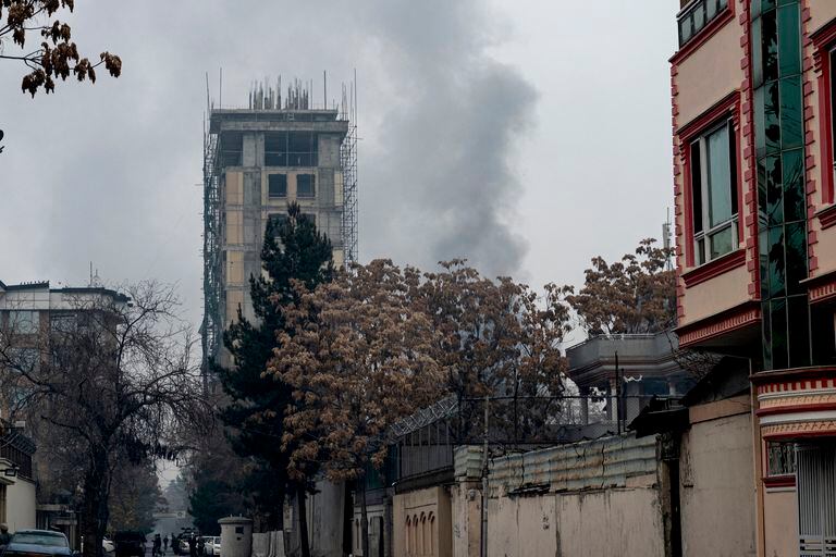 Imágenes del atentado terrorista en Kabul, Afganistán.