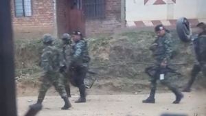 Presuntos guerrilleros en Jambaló, Cauca