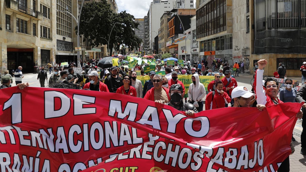 Bogotá marchas 1 de mayo 2022