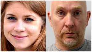 Ya se cumplieron dos años del asesinato de la británica Sarah Everard. A la derecha, el acusado del crimen Wayne Couzens.