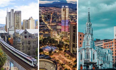 Bogotá, Medellín y Cali, son las tres ciudades principales de Colombia y se destacan por su valor cultural, histórico y económico.