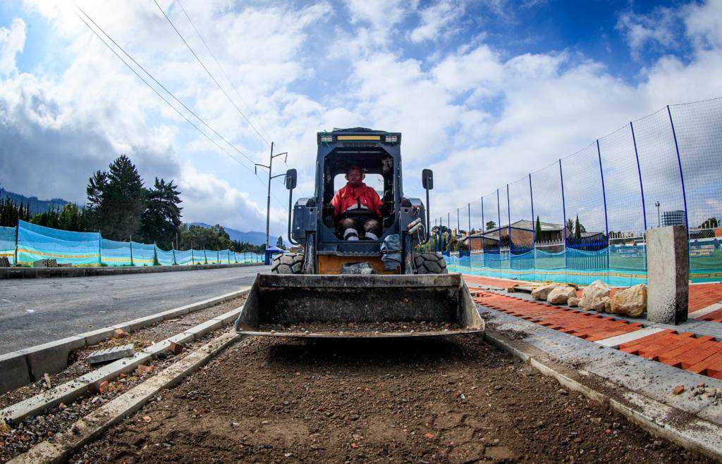 Obras de vías y espacio público en Bogotá
