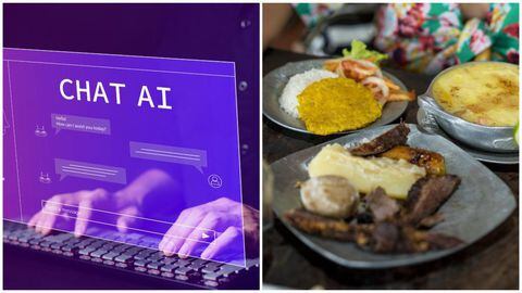 IA y comida de Colombia