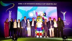 Evento de presentación de la mascota oficial de la Copa del Mundo Femenina Sub-20 en el Jardín botánico de Medellín.