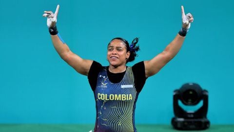 Mari Leivis Sánchez, pesista de Colombia clasificada a los Juegos Olímpicos de París 2024
