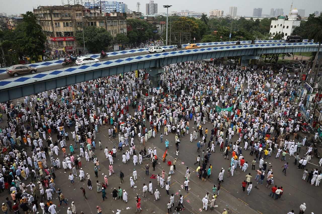En imágenes: Protestas en India por comentarios antimusulmanes de miembros del partido gobernante