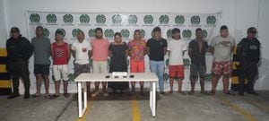 La Policía en Barranquilla capturó a diez personas señaladas de integrar el grupo delincuencial los ‘Rastrojos Costeños’.