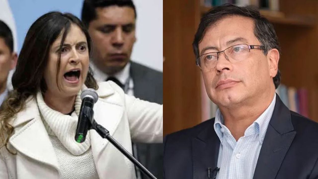 Paloma Valencia y Gustavo Petro encendieron los ánimos este lunes en el Congreso de la República.