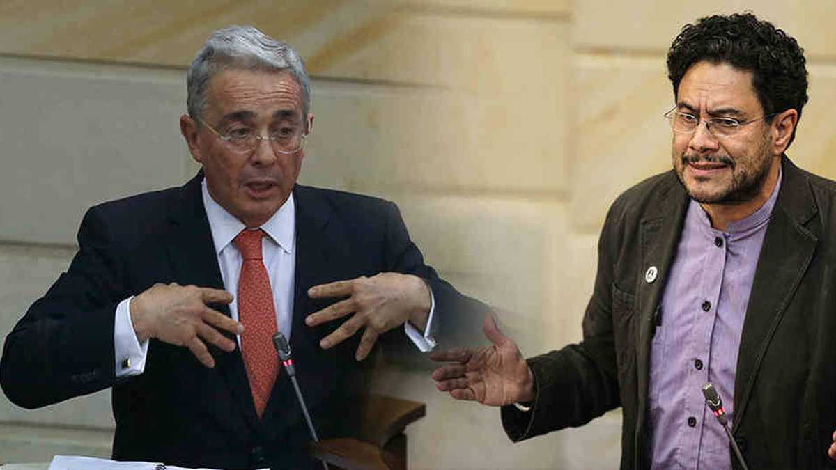 Álvaro Uribe e Iván Cepeda. 