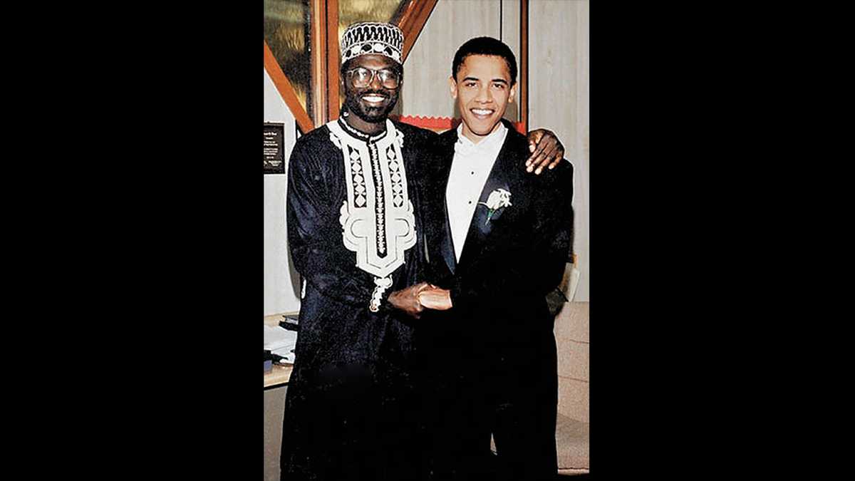 Malik es medio hermano del expresidente por parte de su padre. Eran tan unidos que el futuro presidente lo nombró padrino en la boda con su esposa Michelle, en 1992, como lo recuerda esta imagen.
