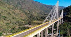 El puente permite evitar una de las principales fallas geológicas de Colombia.