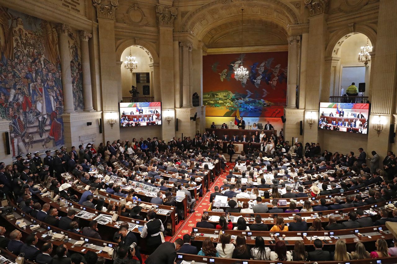 Panoramica Instalación del Congreso de la República  del periodo 2022 / 2026
Bogota julio 20 del 2022