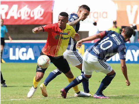 Pereira volvió a la victoria venciendo nuevamente al Independiente Medellín. Foto: Dimayor.