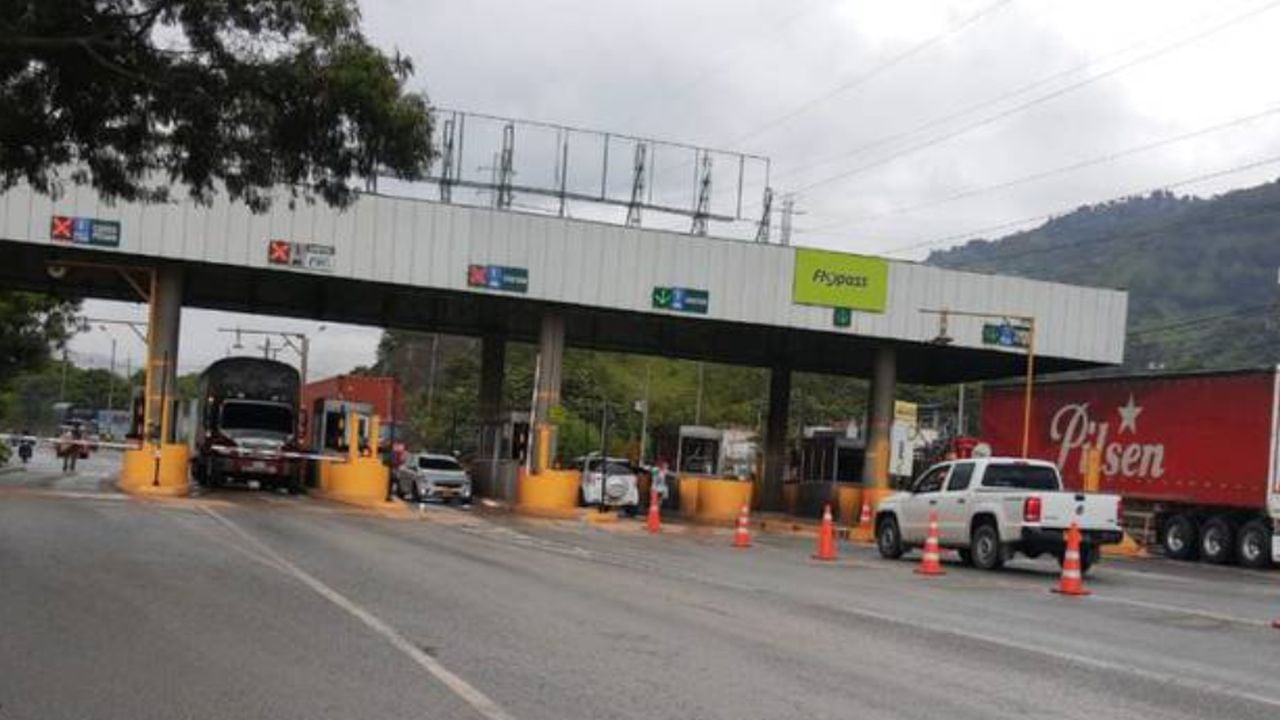 Peaje de El Trapiche en Antioquia.