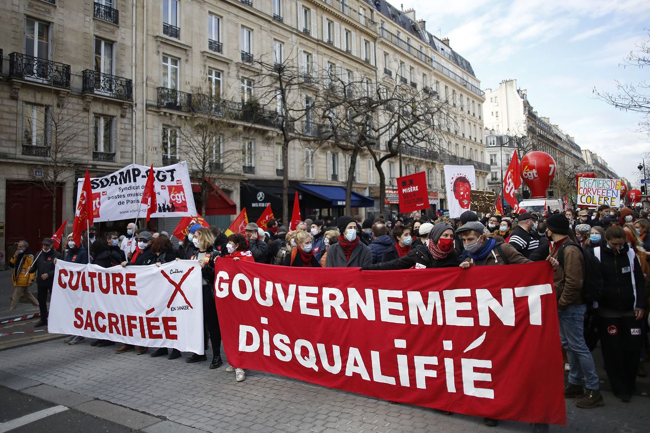 Protestas en París.