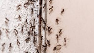 Había un nido de hormigas en la habitación (imagen de referencia).