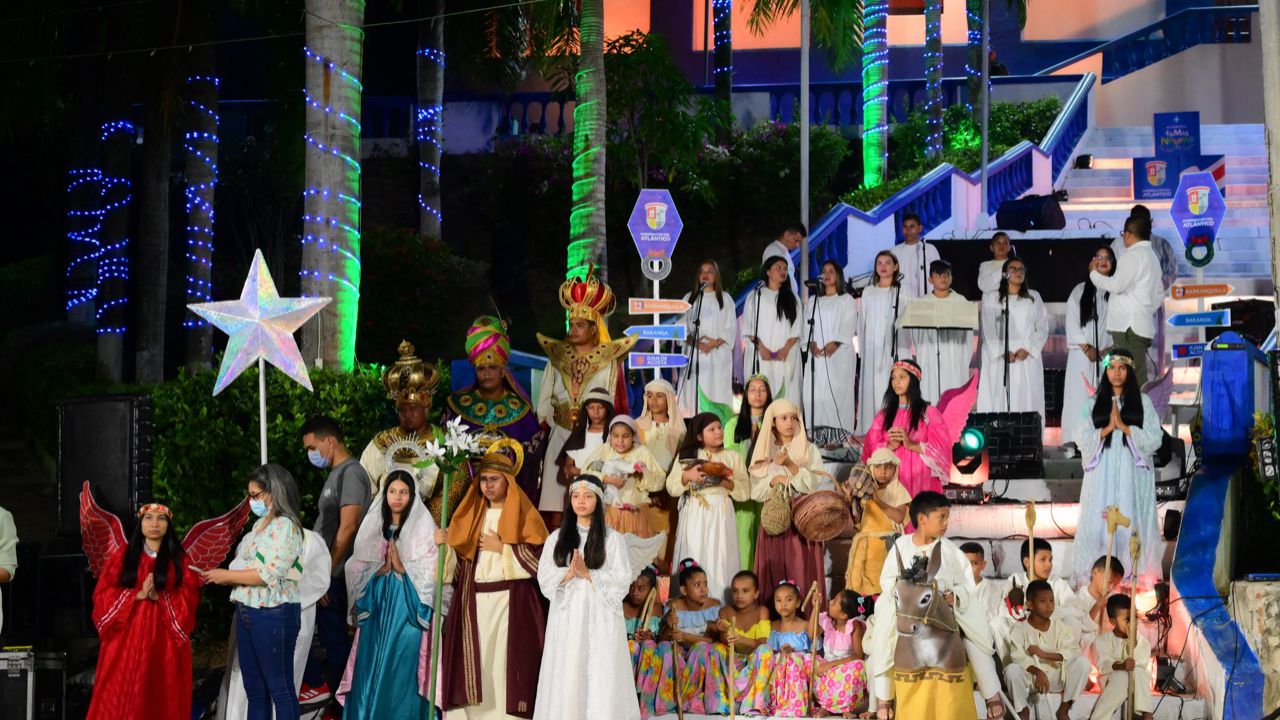 'Pesebre en Vivo', es la tradición con la cual se escenifica el nacimiento de Jesús en el municipio de Usiacurí.