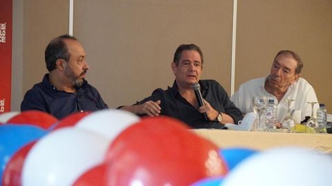 Germán Córdoba, Germán Vargas y Fuad Char.