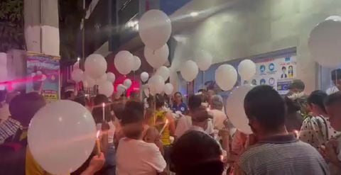Ciudadanos se reunieron masivamente en Melgar para orar por la vida del niño Gabriel Esteban