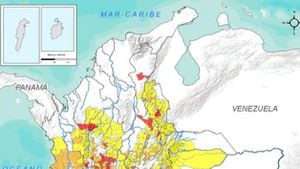 Alerta roja en varios departamentos de Colombia por deslizamientos.
