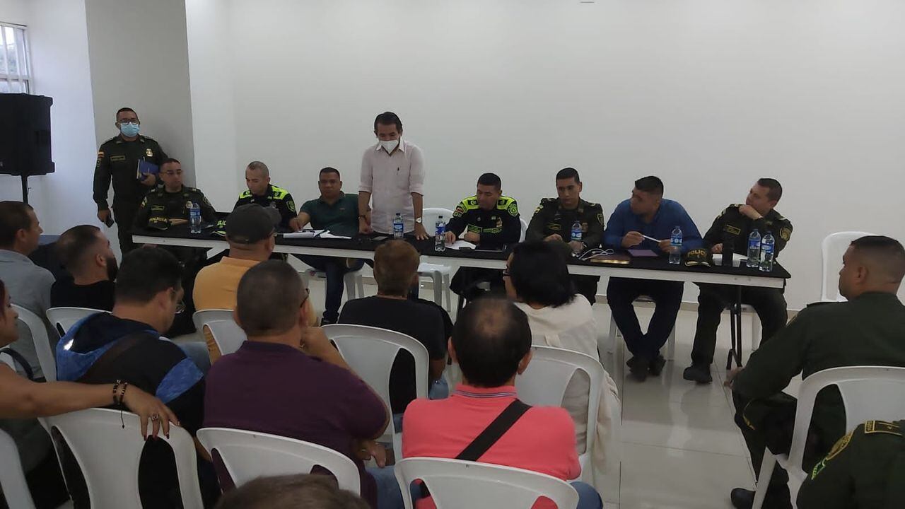 Policía Nacional y alcaldía de Soledad se reunieron con el gremio de comerciantes para tratar temas de la lucha contra la extorsión