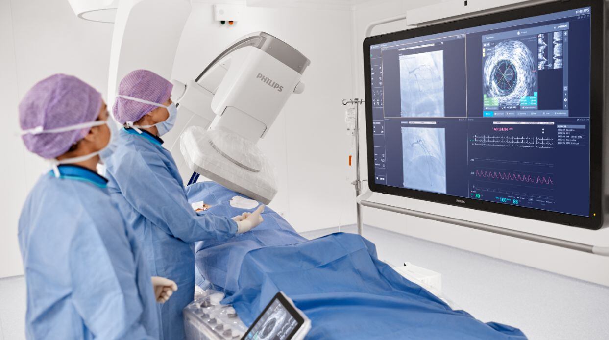 La plataforma Azurion de Philips ofrece imágenes para diagnósticos médicos de alta calidad disminuyendo las dosis de radiación