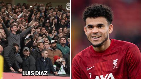 Aficionados de Liverpool crearon particular cántico a Luis Díaz