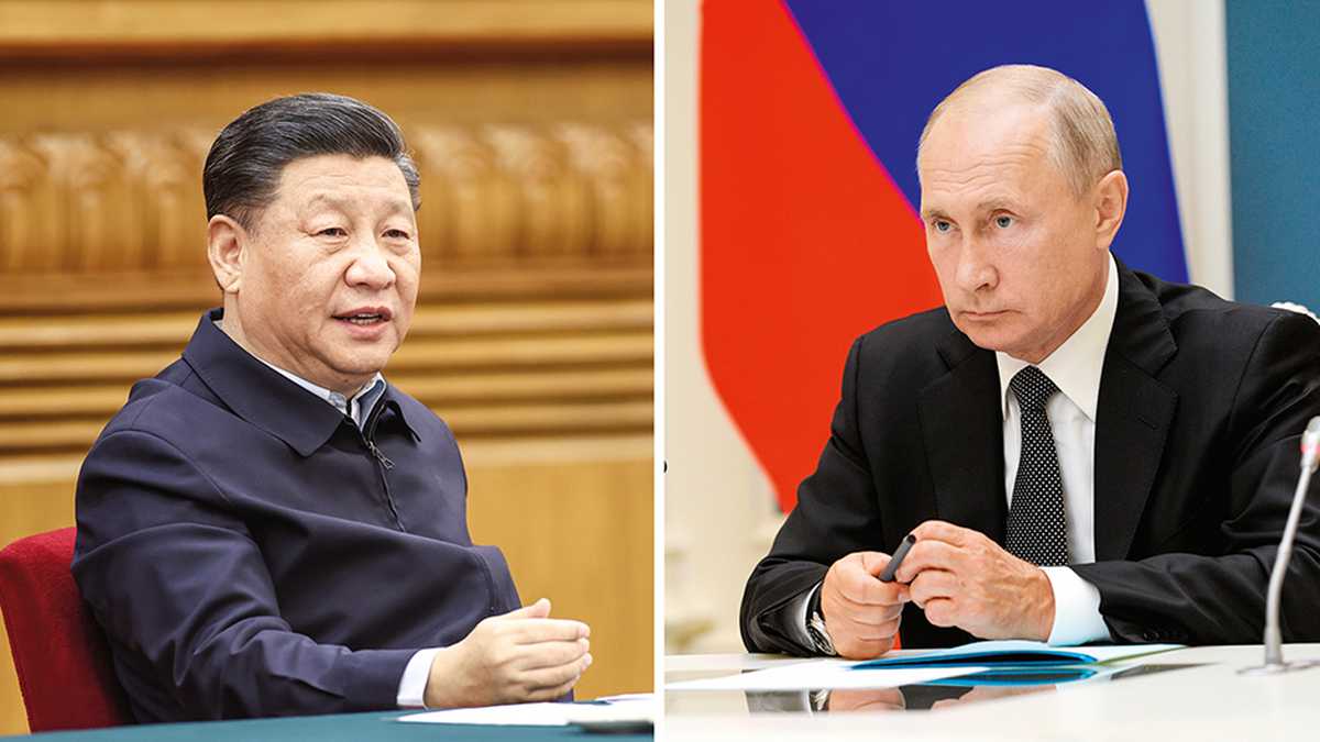  Xi Jinping y Vladímir Putin sostuvieron una conversación en relación con la situación actual que acarrear a Ucrania. 