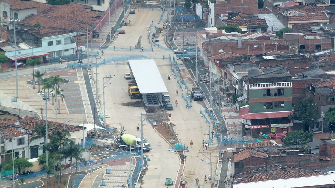 Fotos de archivo 2011 construcción de la troncal del MIO carrera 15.