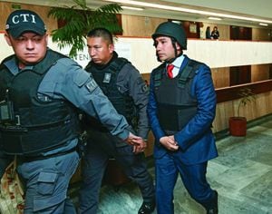 Luis Gustavo Moreno declara ante la Comision de Acusaciones por el "Cartel de la Toga". Foto: Guillermo Torres / SEMANA