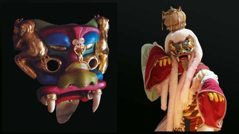 Para la comunidad Kogui las máscaras son los rostros de los dioses que vienen de la montaña, les dejan a los hombres su propio rostro y con ellos bailan para rememorarlos y llamarlos.