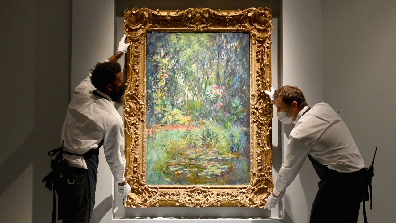 Claude Monet, "Coin du bassin aux nymphas" . Foto: ANGELA WEISS / AFP.