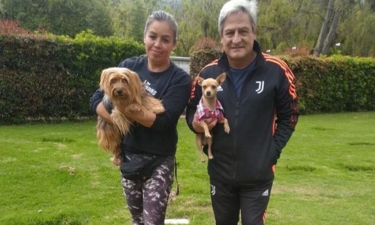 Don Simón y su esposa, Yurika, cuidadores de las mascotas de Mauricio Leal.
