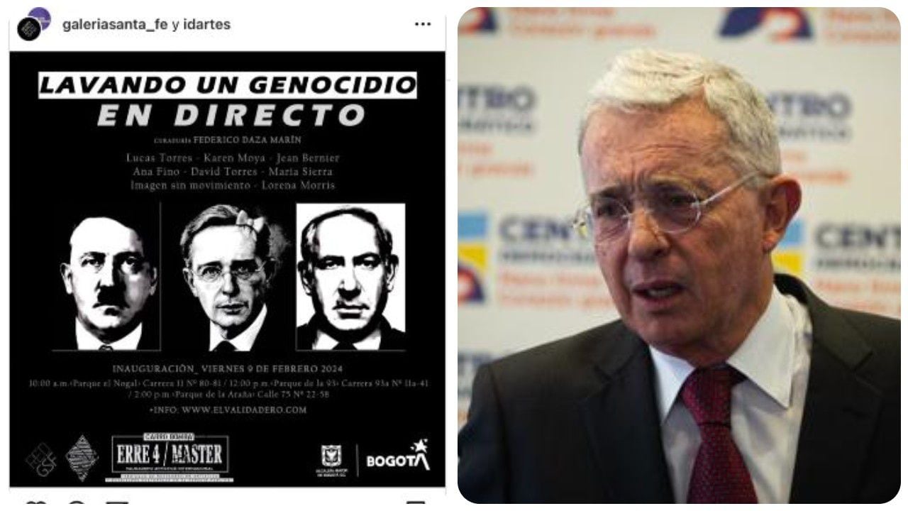 Idartes hizo una publicación en Instagram en la que salía la imagen del expresidente Álvaro Uribe Vélez