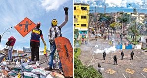 El objetivo era bloquear por completo a Cali, y, por esa razón, instalaron barricadas en varios municipios aledaños, como Buga, Tuluá y Palmira.