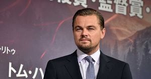Leonardo DICaprio en Tokio. Foto: AFP