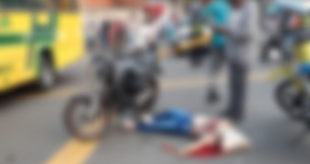 Accidente de tránsito le cobró la vida a una mujer en Medellín este viernes 20 de enero.